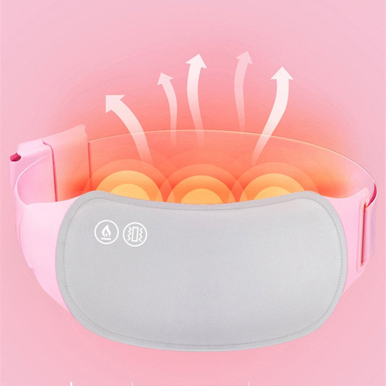 Relax with Vibration Massage - Hot Compress Belt for Pain Relief
