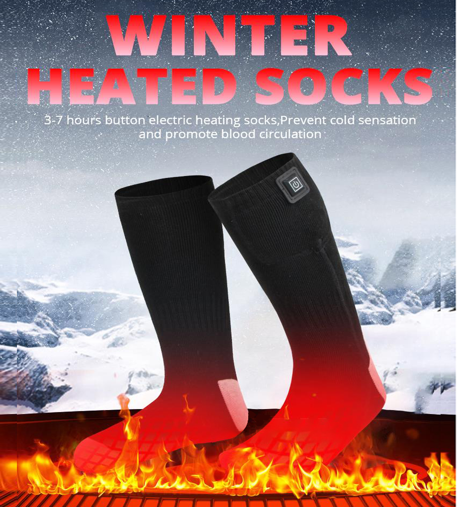 Rechargeable Heated Socks for Men and Women
