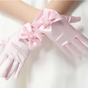 Adorable Flower Girl Gloves for Kids
