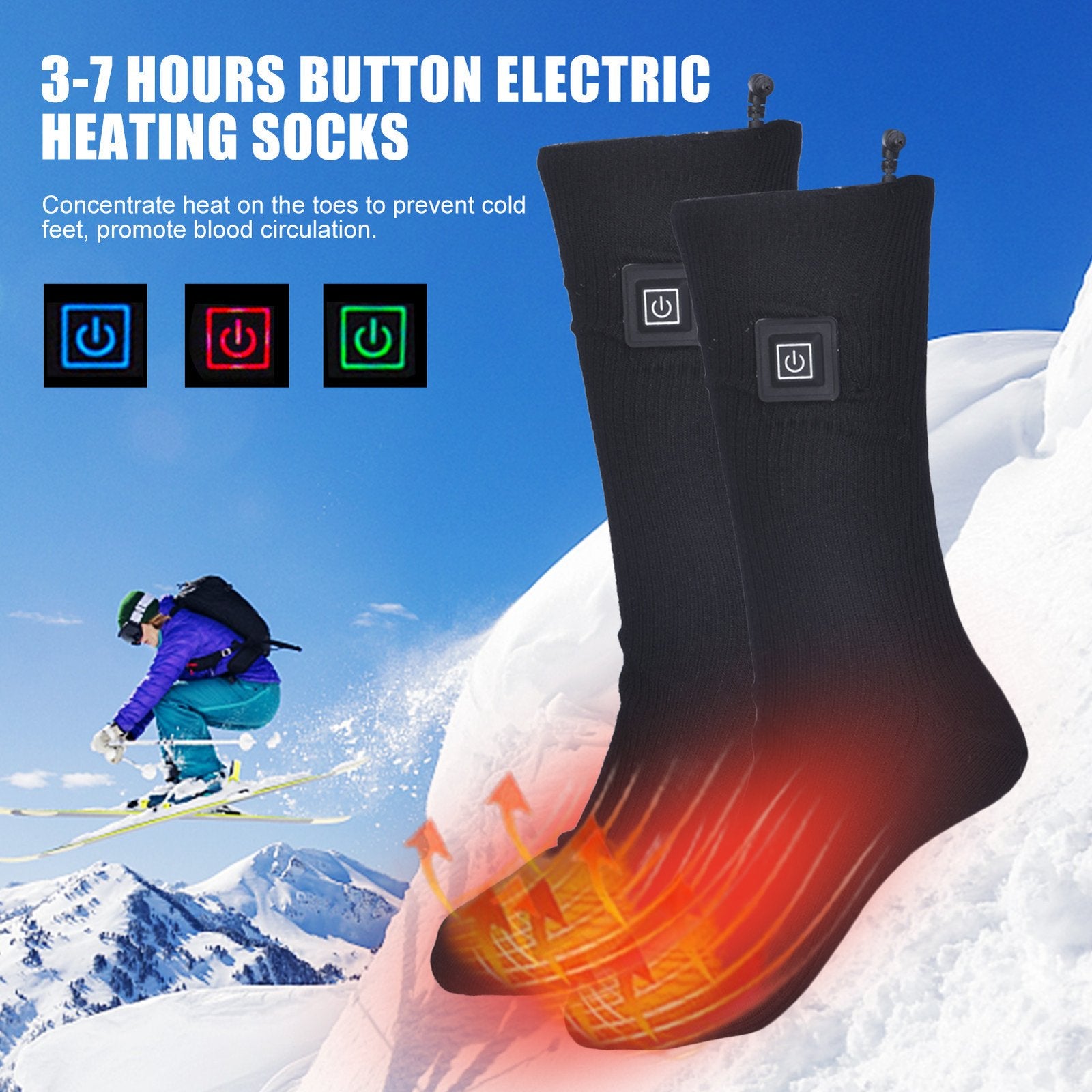 Stay Warm with Electric Thermostat Socks