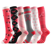 Boost Performance with 5-6 Pair Sports Compression Socks Set