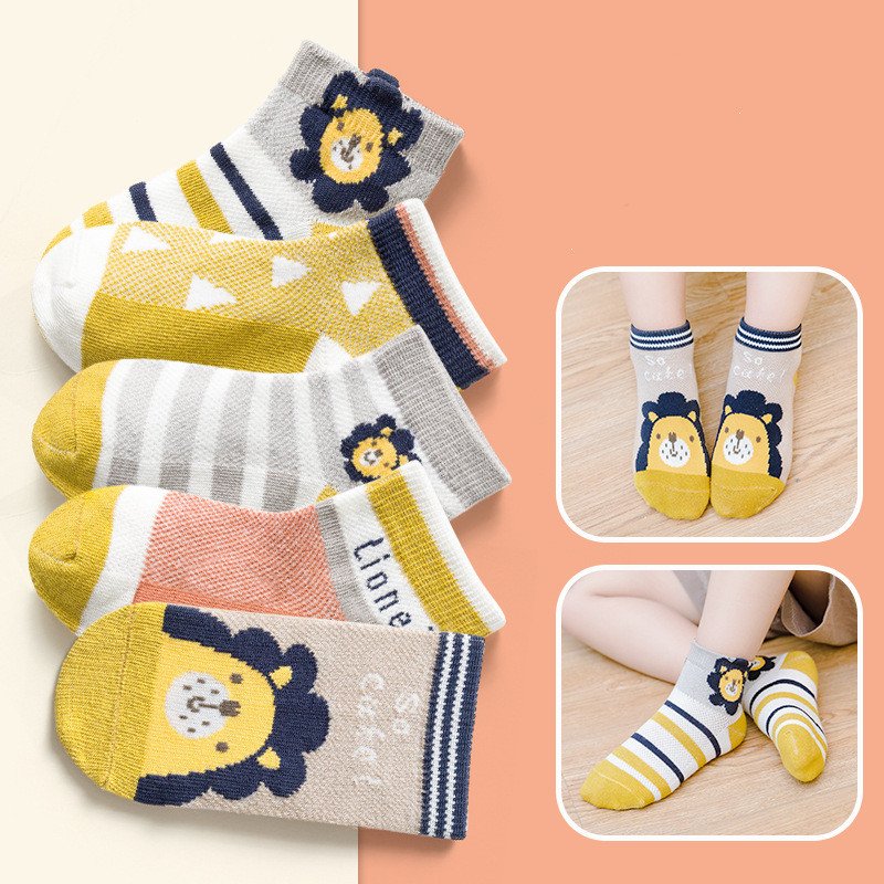 Baby Cartoon Mesh Socks for Summer