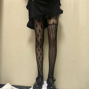 Retro Girl Bottoming Stockings - Shaping Legs, Fishnet Style