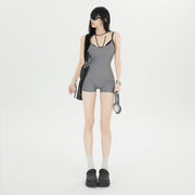 American Hot Girl Jumpsuit Women's Sweet And Spicy Casual Sling