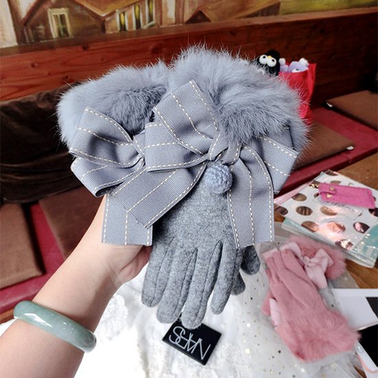 Warm Split Finger Gloves for Women