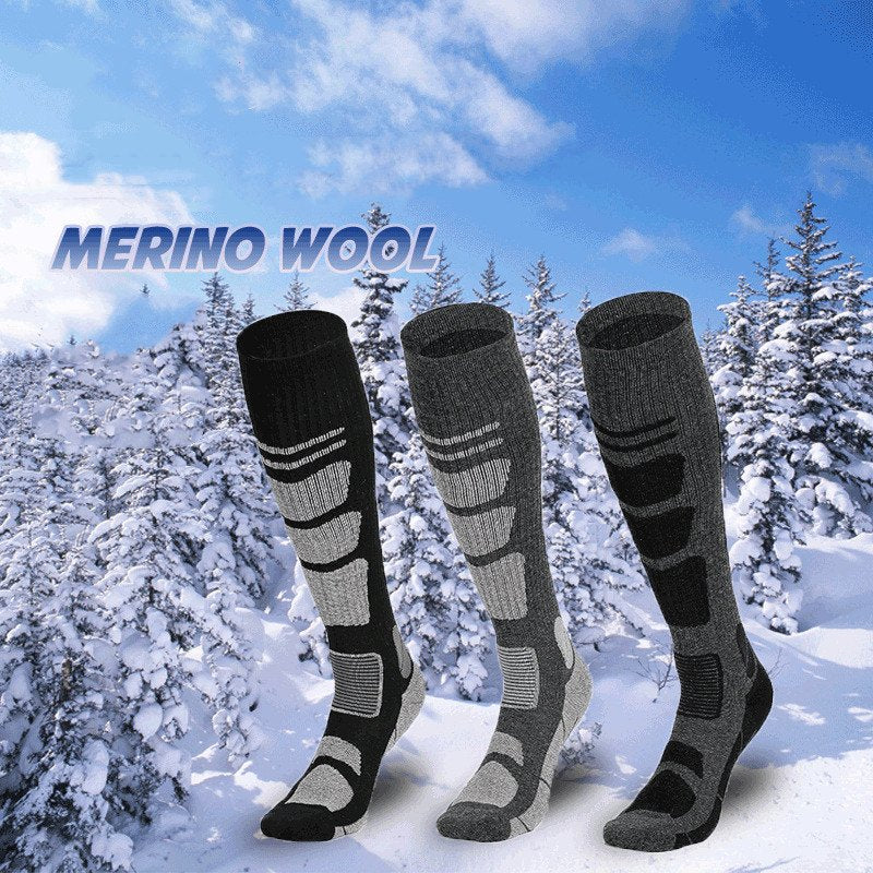 Warm Over-the-Knee Hiking Socks for Women
