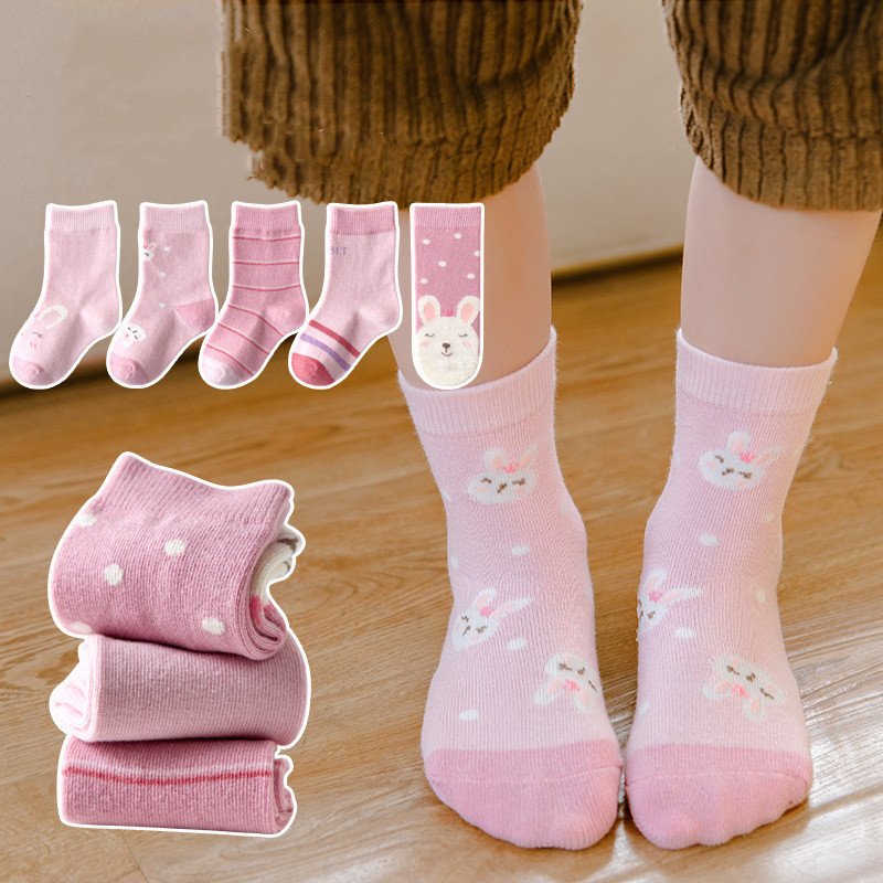 Cute Cartoon Socks for Kids 1-12 Years