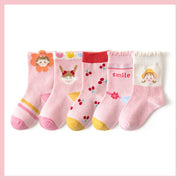 Kids' Breathable Cotton Sports Socks