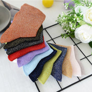 Thin Breathable Lurex Socks for Women