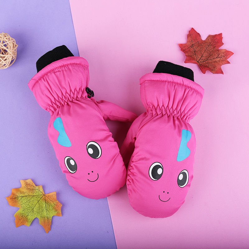 Kids Insulated Cartoon Gloves for Cold Winter