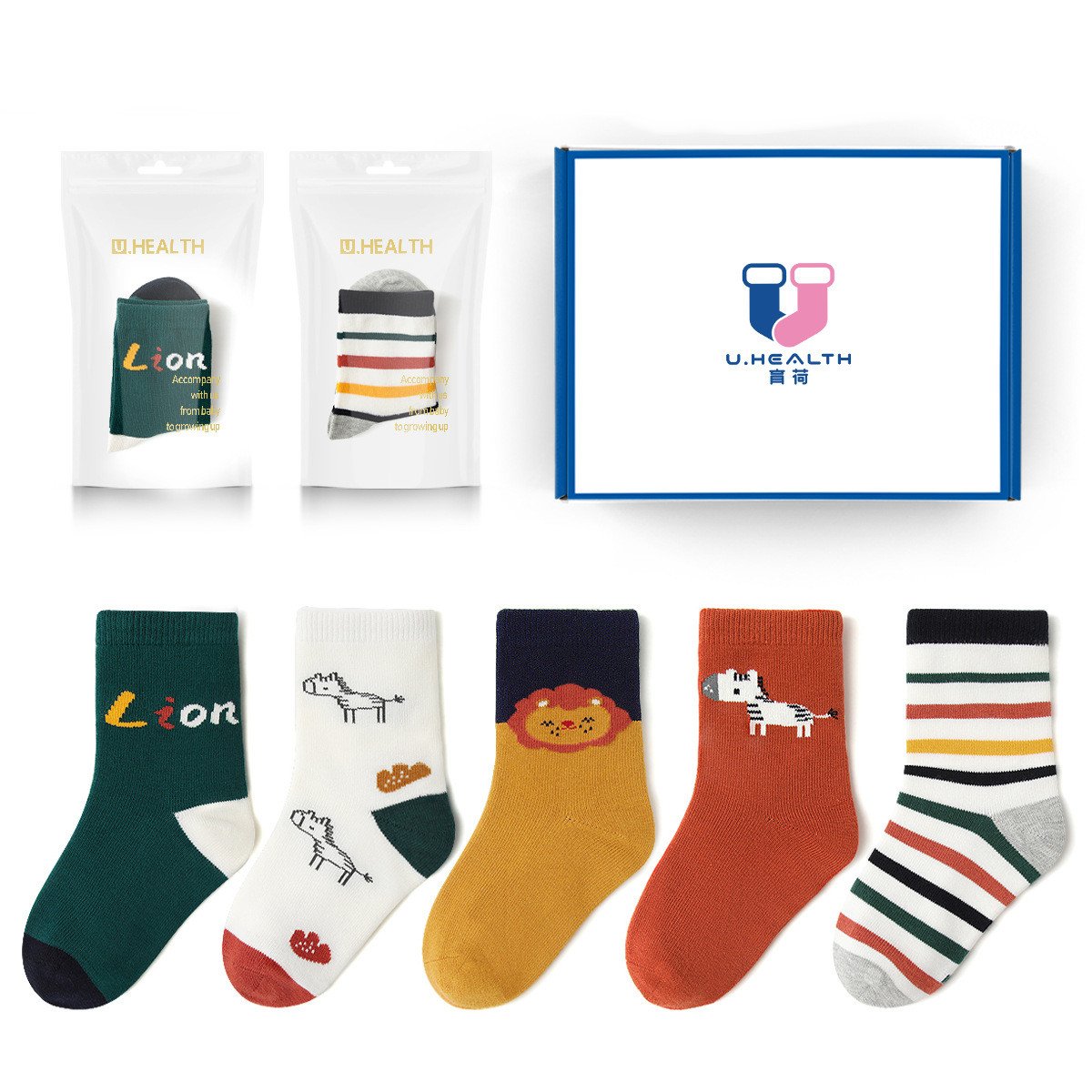 Kids' Cotton Sports Socks - Soft & Breathable
