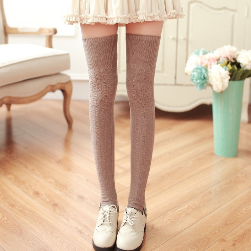 Comfortable Women's Cotton Long Tube Socks, 8 Pack