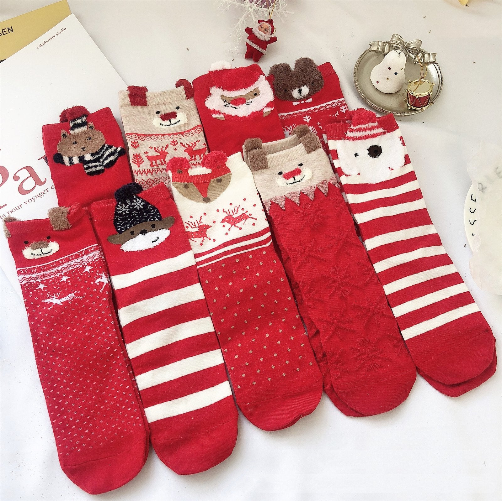 Christmas Cartoon Women's Socks