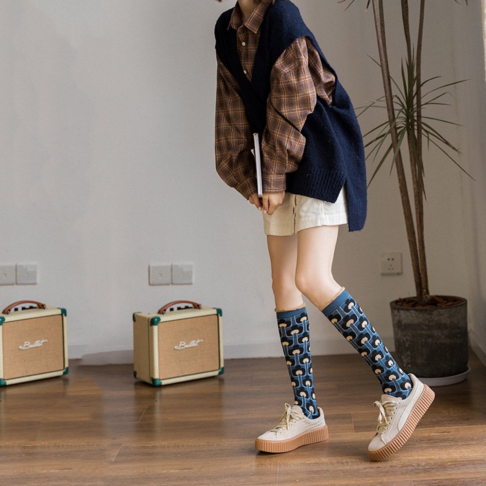 Breathable Women's Cotton Socks for Autumn