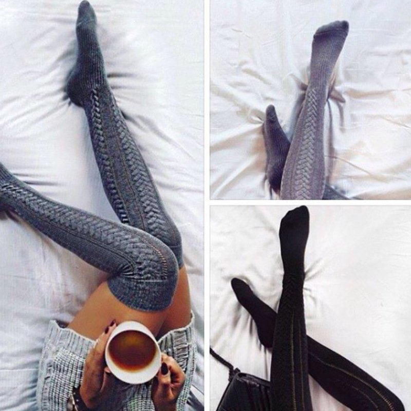 Warm Over the Knee Socks for Women