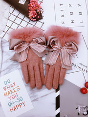 Touch Screen Warm Finger Gloves for Women