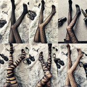 Sexy Black Leg Shaping Pantyhose for Women