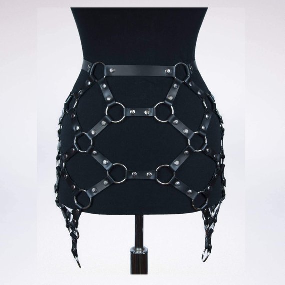 Red Leather Pin Buckle Belt for Women