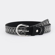 Rhinestone PU Belt