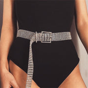 Add Glamour with Rhinestone Alloy Belt