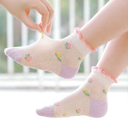 Breathable Girls Lace Socks for Kids