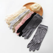 Ultra-Thin Silk Gloves for Women