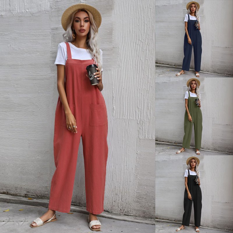 Relaxed Fit Cotton Linen Pants
