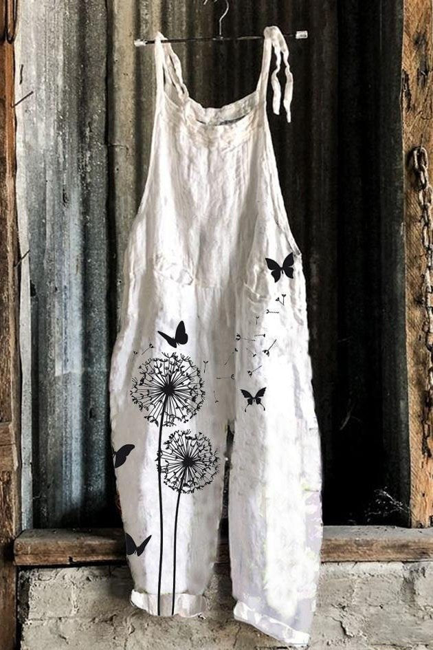 Retro Wide-leg Jumpsuit for Women