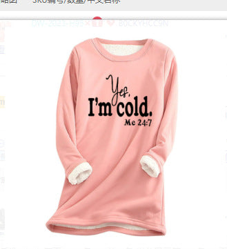 Women's Fleece-Lined Thermal Crewneck Sweater
