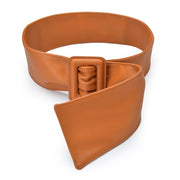 Soft Wide Leather Girdle Belt for Women
