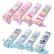Cotton Kids' Socks with Fun Letters, Breathable & Sweat Absorbent