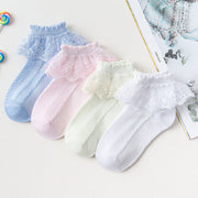 Breathable Princess Lace Socks for Girls