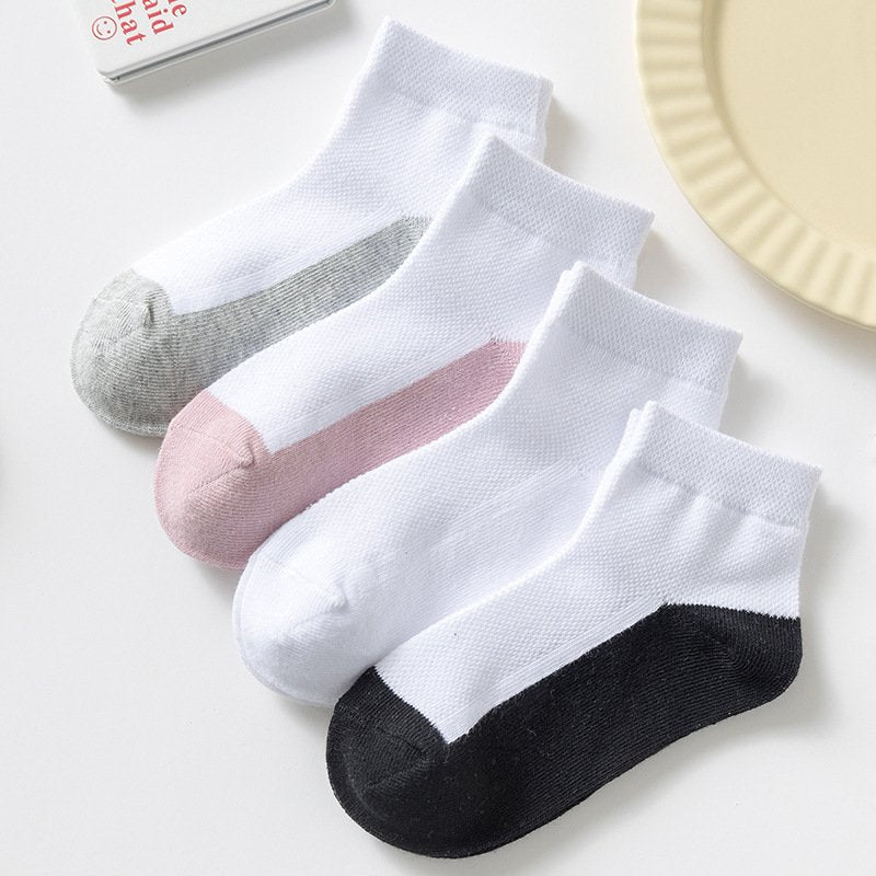 Spring & Autumn Thin Section Socks - Stain-Resistant & Color Matching