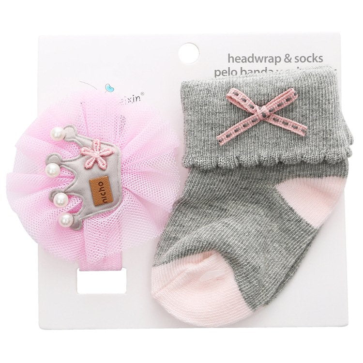 Princess Baby Socks for Girls - Soft Cotton