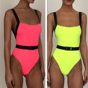 Fluorescent One Piece Swimsuit for Women