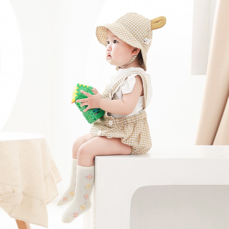 Breathable Baby Socks for Girls, Soft Combed Cotton