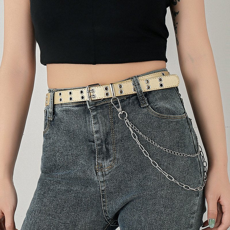 Casual Cutout Belt for Men