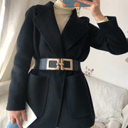 Versatile Square Buckle Belt for Women
