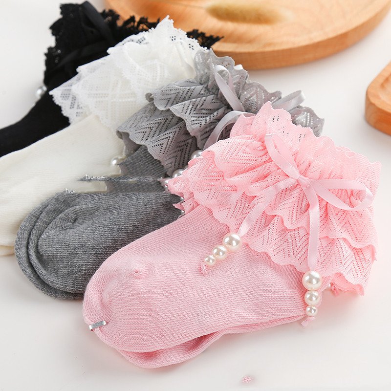 Soft Cotton Socks for Girls 2-8 Years Old