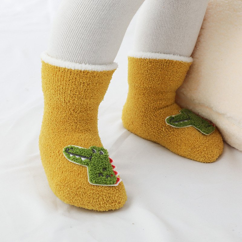 Cute Cartoon Toddler Socks for Non-slip Grip