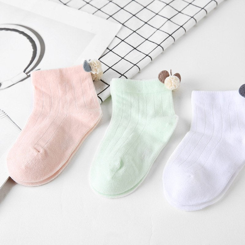 Soft Baby Socks for Newborns - Breathable Cotton
