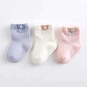 Soft Cartoon Baby Socks for Newborns & Toddlers