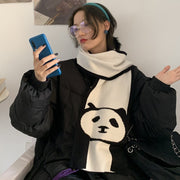 Korean Style Thickened Warm Scarf for Men and Women