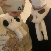 Stay Cozy Together: 2-in-1 Lamb Wool Scarf