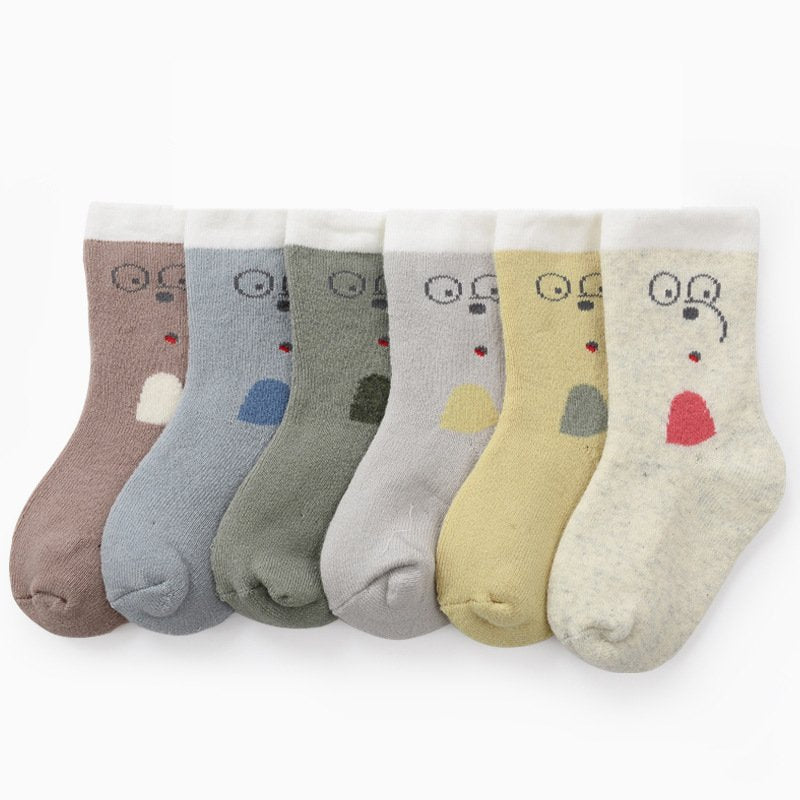 Soft Baby Socks for Newborns 6-12 Months Thick & Cozy
