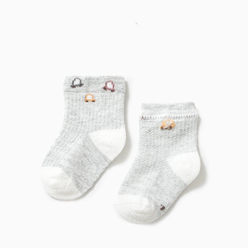 Summer Lace Baby Socks for Newborns, 6-Pack