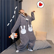 Cozy Long-sleeved One-piece Loungewear for Women
