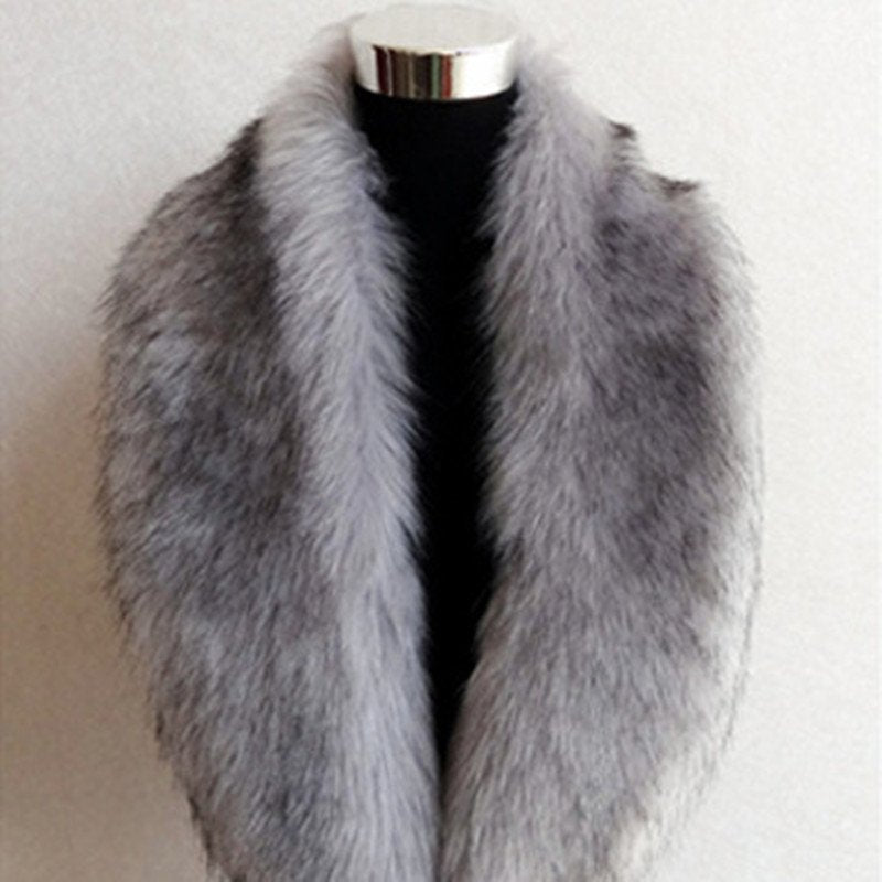 Luxurious Faux Fur Shawl Scarf for Women