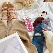 Warm Japanese Fleece Socks for Women - Thickened & Breathable
