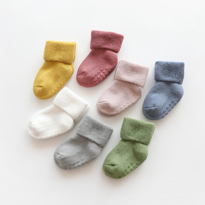 Soft Baby Socks for Non-Slip Comfort